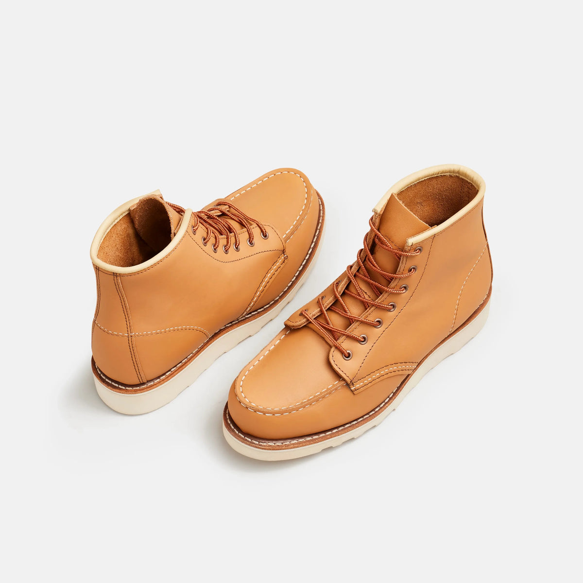 6-Inch Classic Moc Short Boot in Tan Leather 3383 | Red Wing Heritage | Red Wing Shoes Women