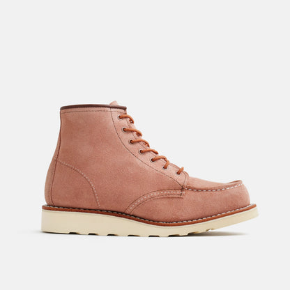 6-Inch Classic Moc Short Boot in Pink Leather 3328 | Red Wing Heritage | Red Wing Shoes Women|Apparel