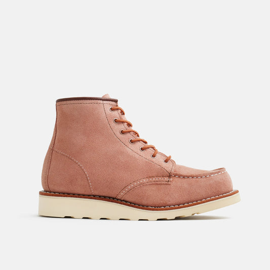 6-Inch Classic Moc Short Boot in Pink Leather 3328 | Red Wing Heritage | Red Wing Shoes Women|Apparel