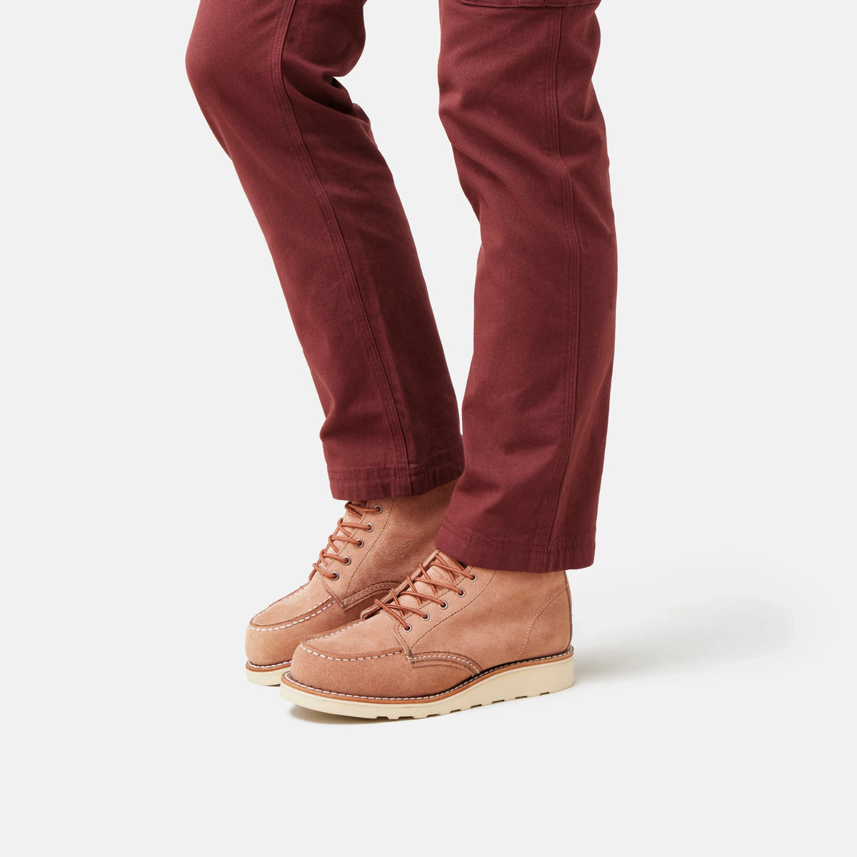 6-Inch Classic Moc Short Boot in Pink Leather 3328 | Red Wing Heritage | Red Wing Shoes Women|Apparel
