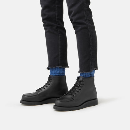 6-Inch Classic Moc Short Boot in Black Leather 3380 | Red Wing Heritage | Red Wing Shoes Women