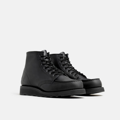 6-Inch Classic Moc Short Boot in Black Leather 3380 | Red Wing Heritage | Red Wing Shoes Women
