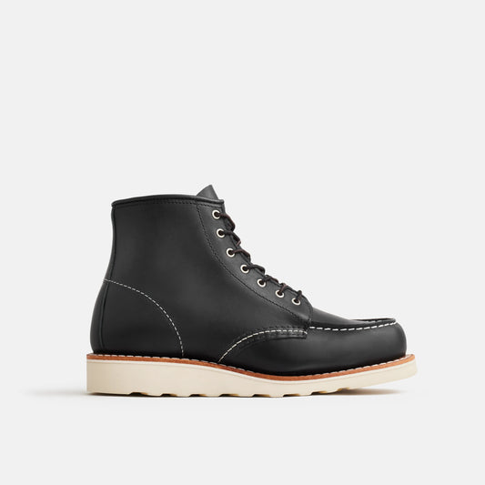 6-Inch Classic Moc Short Boot in Black Leather 3373 | Red Wing Heritage | Red Wing Shoes Women|Apparel