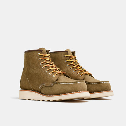 6-Inch Classic Moc Short Boot in Light Brown Leather 3377 | Red Wing Heritage | Red Wing Shoes Women