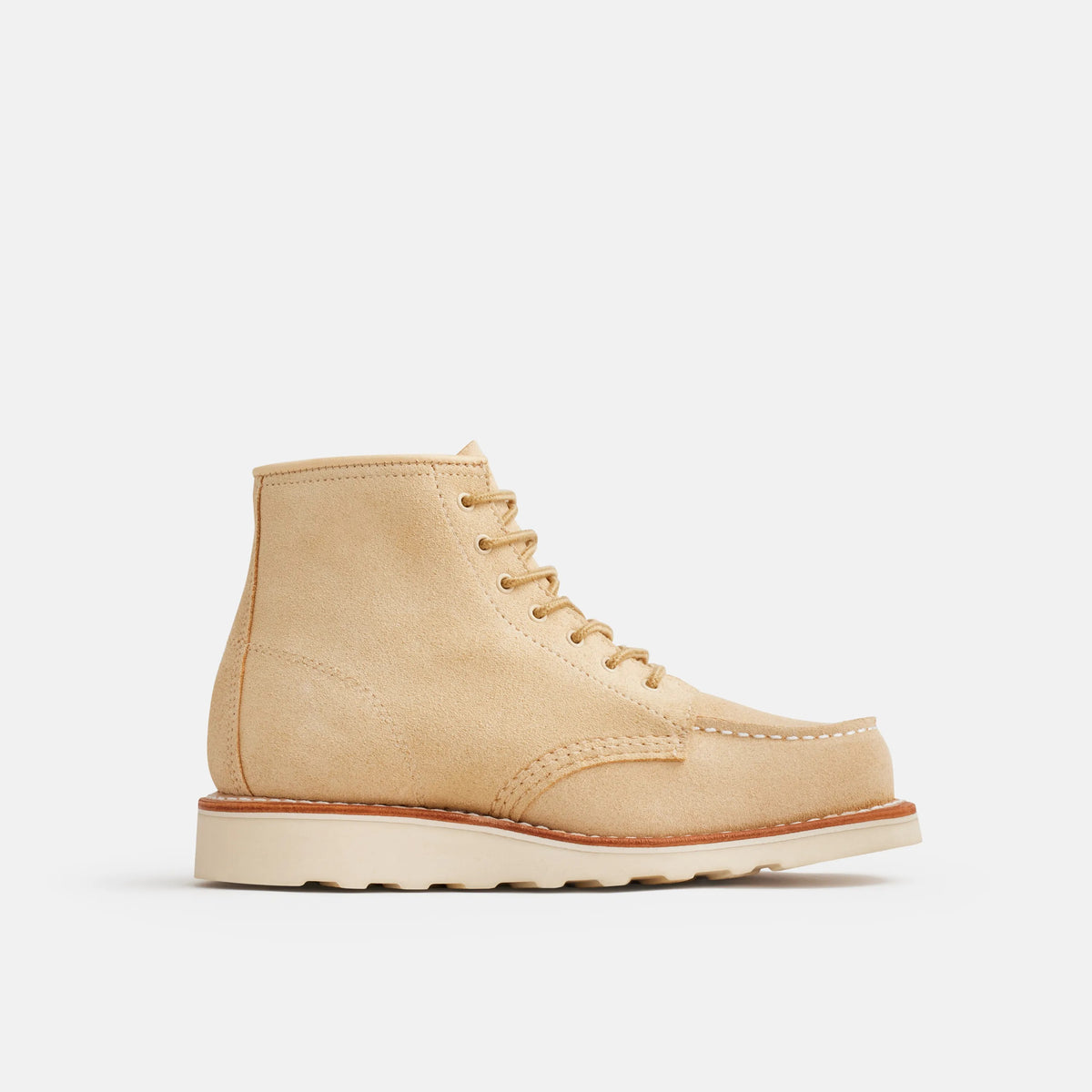 6-Inch Classic Moc Short Boot in Cream Leather 3328 | Red Wing Heritage | Red Wing Shoes Women