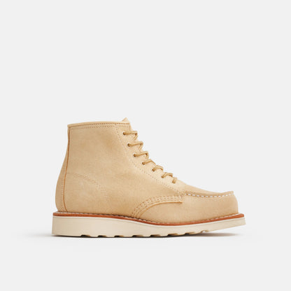 6-Inch Classic Moc Short Boot in Cream Leather 3328 | Red Wing Heritage | Red Wing Shoes Women
