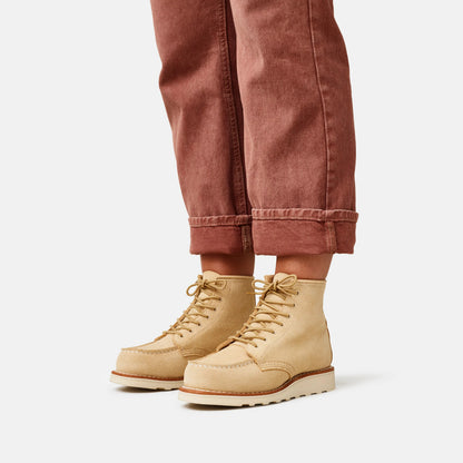6-Inch Classic Moc Short Boot in Cream Leather 3328 | Red Wing Heritage | Red Wing Shoes Women