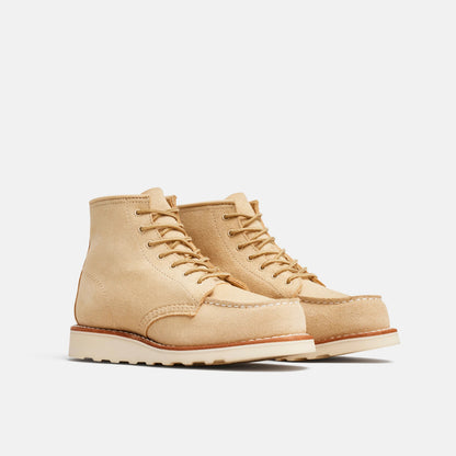 6-Inch Classic Moc Short Boot in Cream Leather 3328 | Red Wing Heritage | Red Wing Shoes Women
