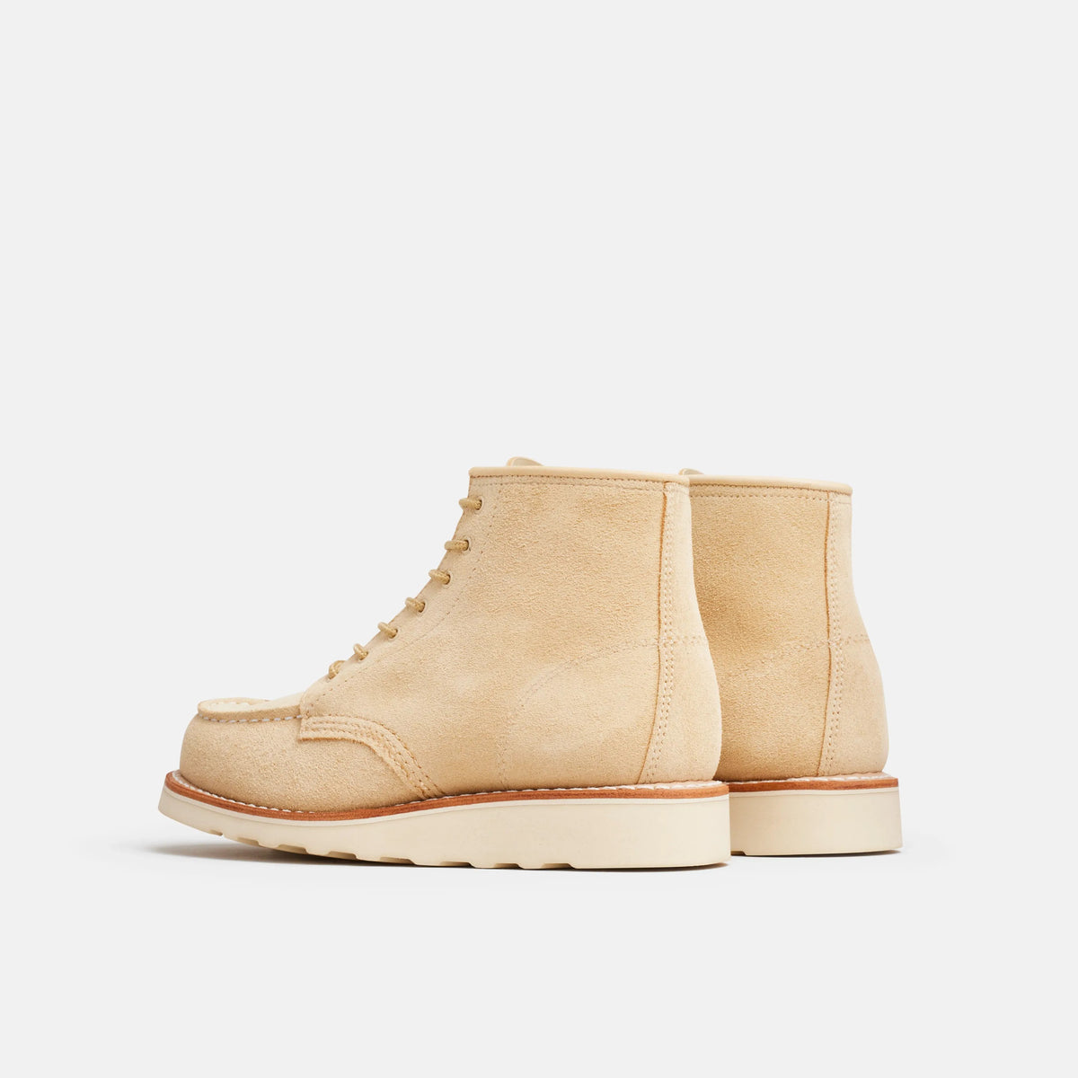 6-Inch Classic Moc Short Boot in Cream Leather 3328 | Red Wing Heritage | Red Wing Shoes Women