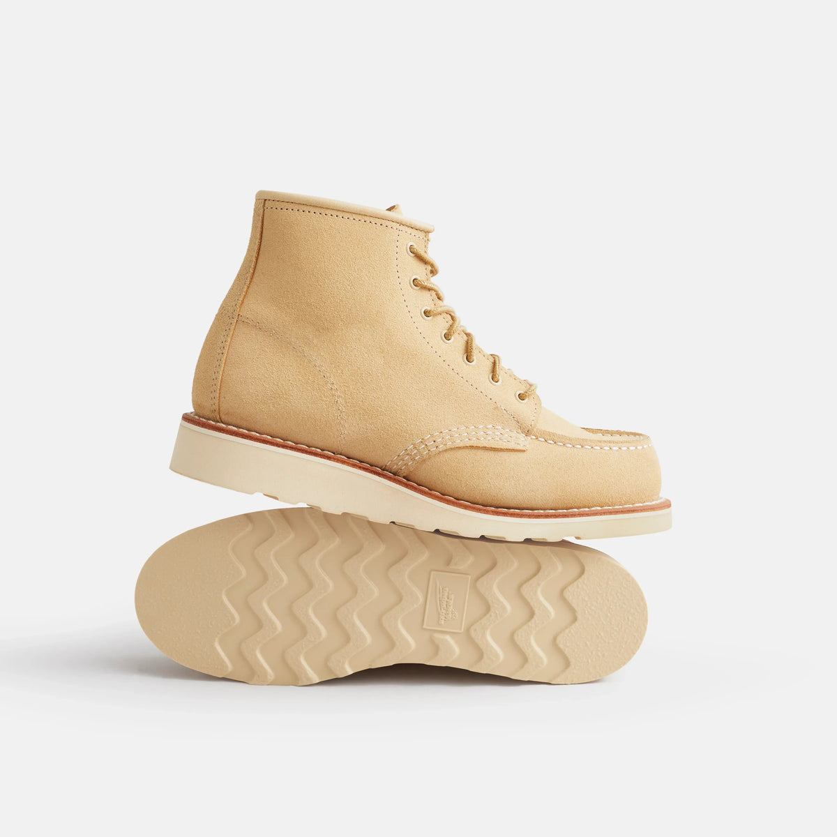 6-Inch Classic Moc Short Boot in Cream Leather 3328 | Red Wing Heritage | Red Wing Shoes Women