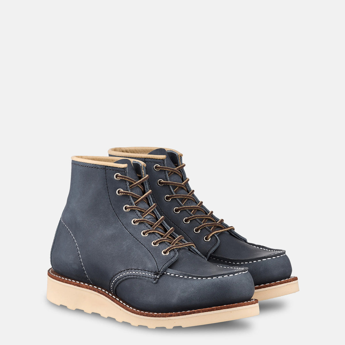 6-Inch Moc Short Boot in Blue Leather 3353 | Red Wing Heritage | Red Wing Shoes Women