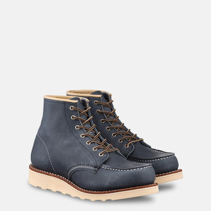 6-Inch Moc Short Boot in Blue Leather 3353 | Red Wing Heritage | Red Wing Shoes Women