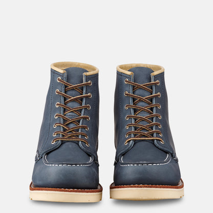 6-Inch Moc Short Boot in Blue Leather 3353 | Red Wing Heritage | Red Wing Shoes Women
