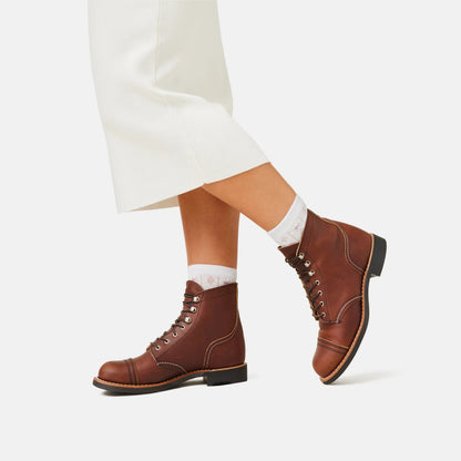 Iron Ranger Short Boot in Dark Brown Leather 3365 | Red Wing Heritage | Red Wing Shoes Women|Apparel