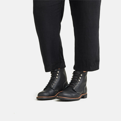 Iron Ranger Short Boot in Black Leather 3366 | Red Wing Heritage | Red Wing Shoes Women
