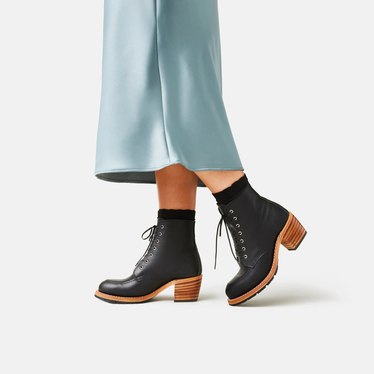 Clara Heeled Boot in Black Leather 3405 | Red Wing Heritage | Red Wing Shoes Women|Apparel