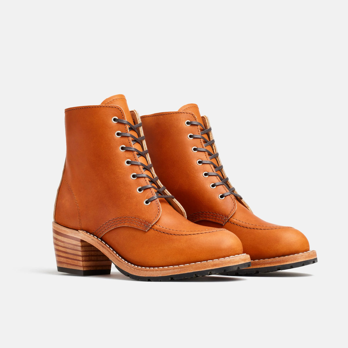 Clara Heeled Boot in Brown Leather 3404 | Red Wing Heritage | Red Wing Shoes Women|Apparel