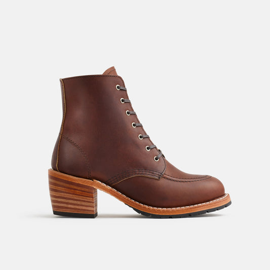 Clara Heeled Boot in Dark Brown Leather 3406 | Red Wing Shoes Women