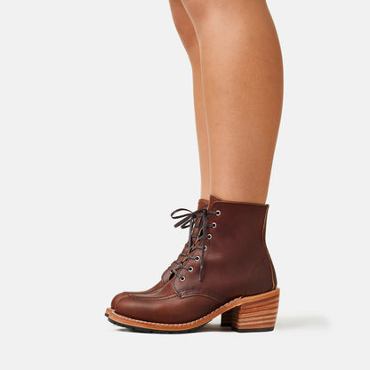 Clara Heeled Boot in Dark Brown Leather 3406 | Red Wing Shoes Women
