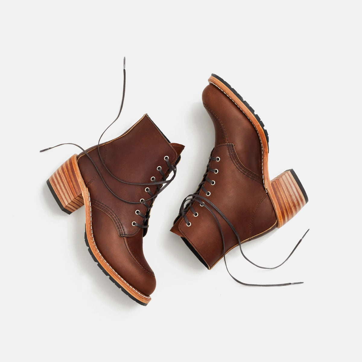 Clara Heeled Boot in Dark Brown Leather 3406 | Red Wing Shoes Women