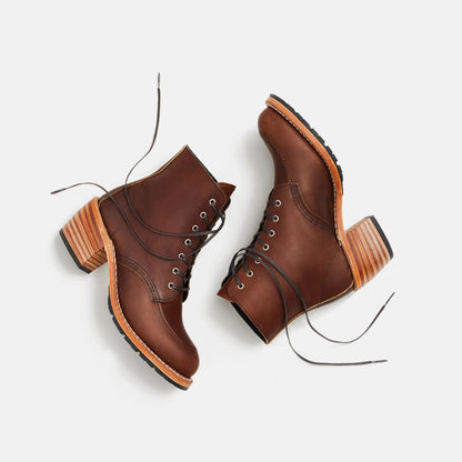 Clara Heeled Boot in Dark Brown Leather 3406 | Red Wing Shoes Women