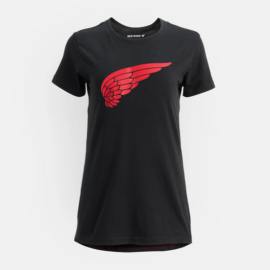 Short Sleeve Classic Wing Tee in Black 98484 | Red Wing Shoes Women|Apparel