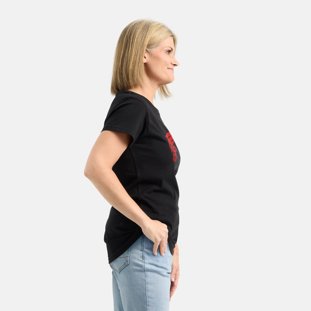 Short Sleeve Classic Wing Tee in Black 98484 | Red Wing Shoes Women|Apparel