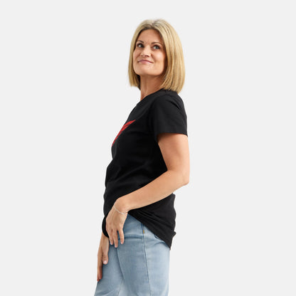 Short Sleeve Classic Wing Tee in Black 98484 | Red Wing Shoes Women|Apparel