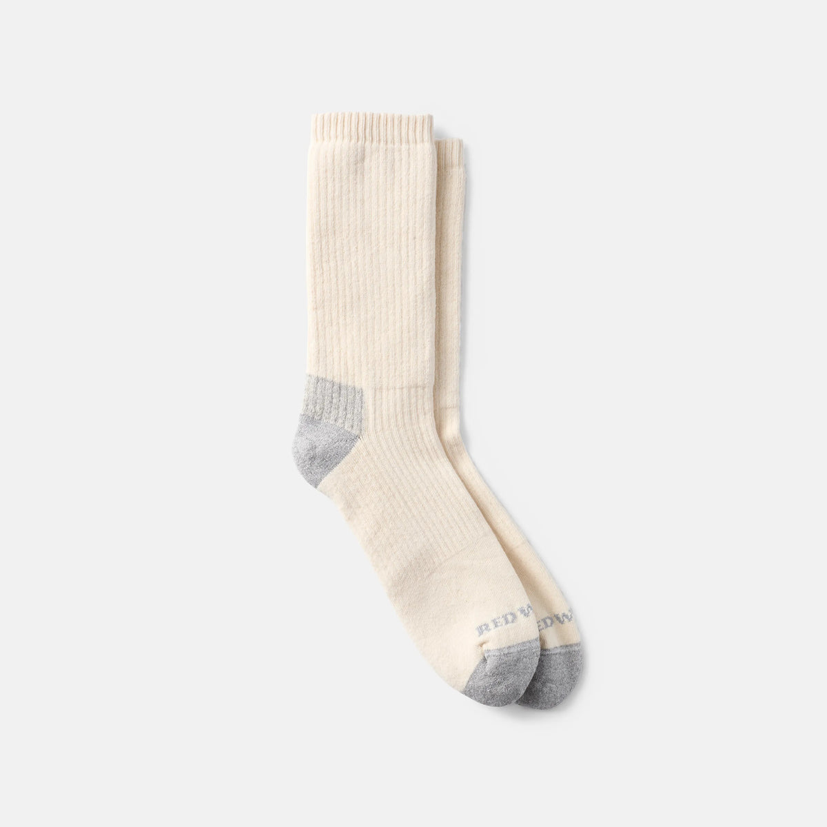 Unisex Cushion Crew Socks in Cream | Red Wing Heritage 97678 | Red Wing Shoes Apparel