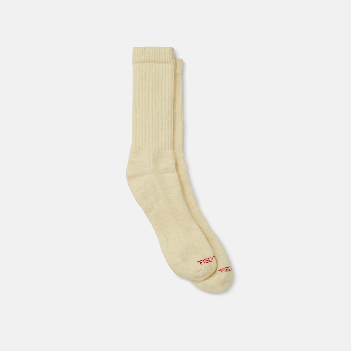 Unisex Full Crew Socks in Cream | Red Wing Heritage 97675 | Red Wing Shoes Apparel