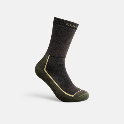 Unisex Steel-Toe Merino Wool Blend Crew Sock in Charcoal 97396 | Red Wing Shoes Apparel