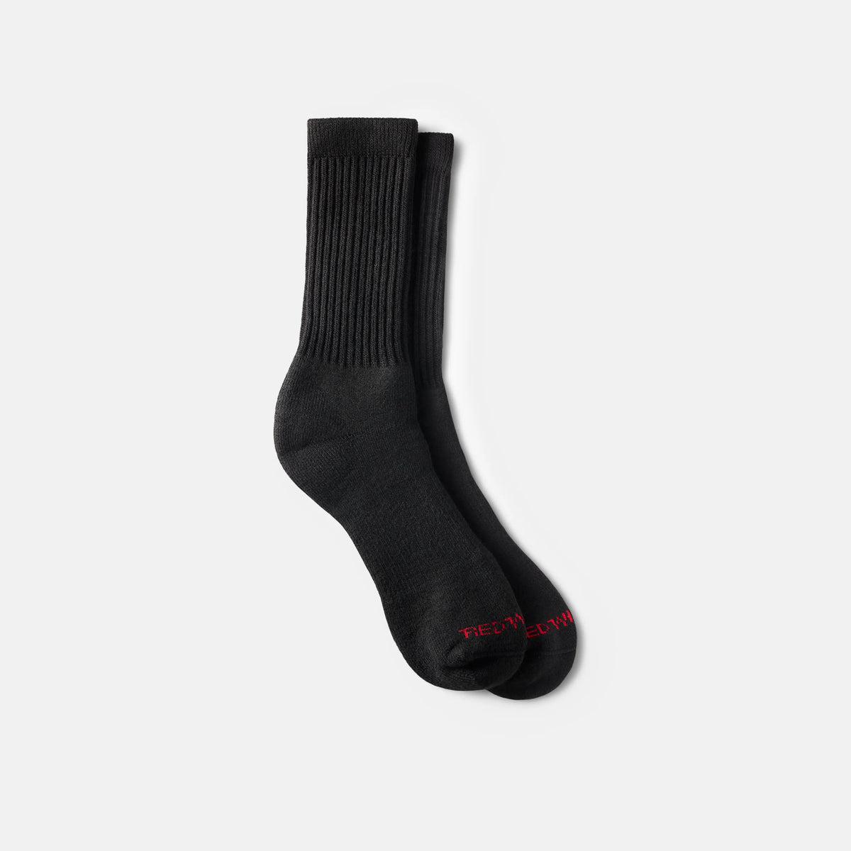 Unisex Acrylic Blend Crew Sock in Black 97308 | Red Wing Shoes Apparel