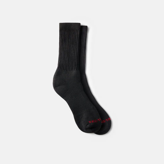 Unisex Acrylic Blend Crew Sock in Black 97308 | Red Wing Shoes Apparel