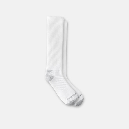 Unisex Cotton Blend Over-the-Calf Sock in White 97274 | Red Wing Shoes Apparel