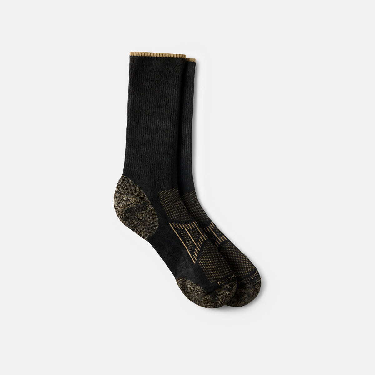 Unisex CoolMax® Blend Crew Sock in Black 97397 | Red Wing Shoes Apparel