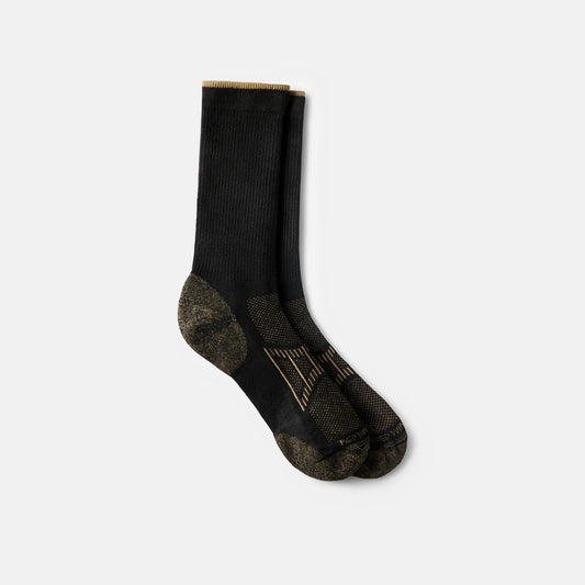 Unisex CoolMax® Blend Crew Sock in Black 97397 | Red Wing Shoes Apparel