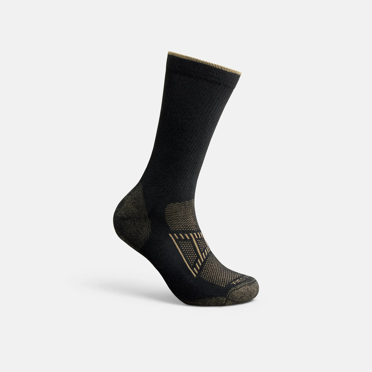 Unisex CoolMax® Blend Crew Sock in Black 97397 | Red Wing Shoes Apparel