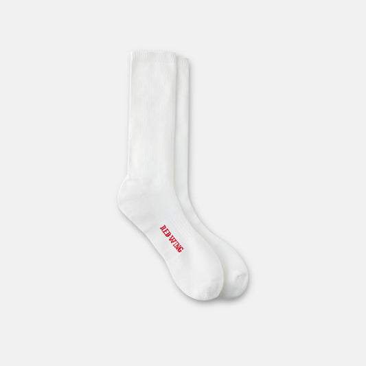 Unisex Breeze Nylon Crew Sock in White 97303 | Red Wing Shoes Apparel