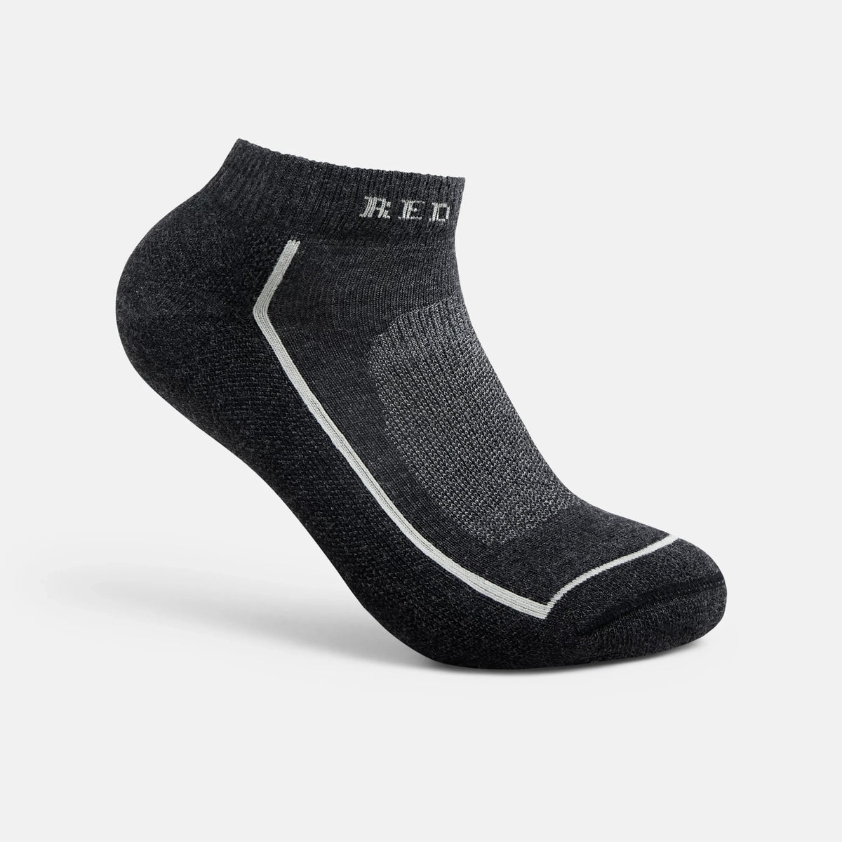 Unisex Steel-Toe Merino Wool Blend Quarter Crew Sock in Black 97393 | Red Wing Shoes Apparel