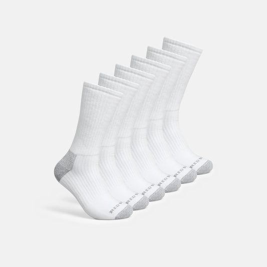 Unisex Cotton Blend Crew Sock in White 97268 | Red Wing Shoes Apparel