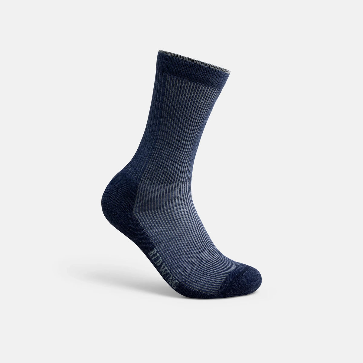Unisex Merino Wool Blend Crew Sock in Navy | Red Wing Shoes Apparel