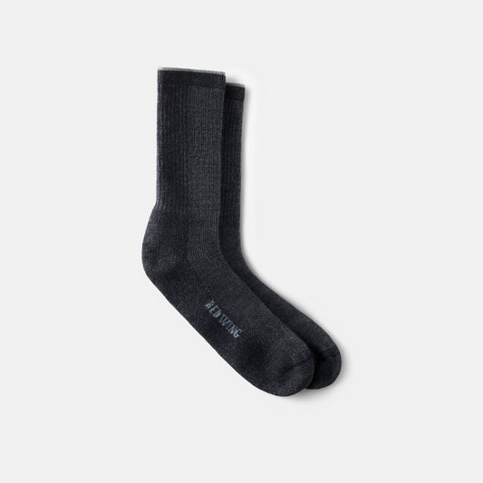 Unisex Merino Wool Blend Crew Sock in Black 97362 | Red Wing Shoes Apparel