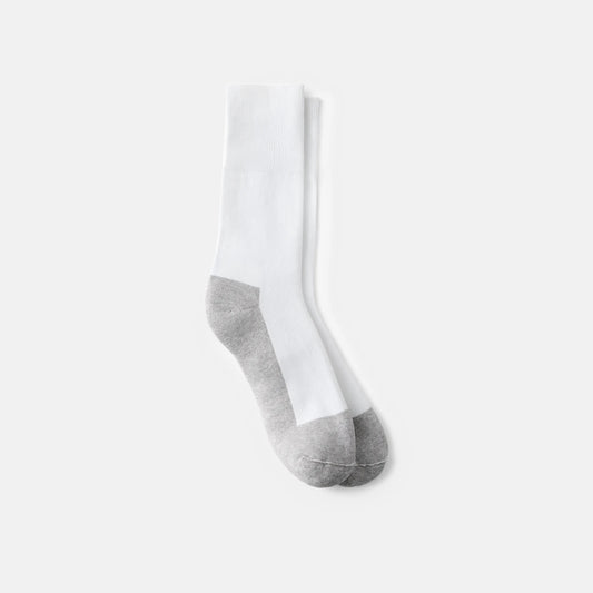 Unisex Coolmax® Blend Diabetic Crew Sock in White 97230 | Red Wing Shoes Apparel