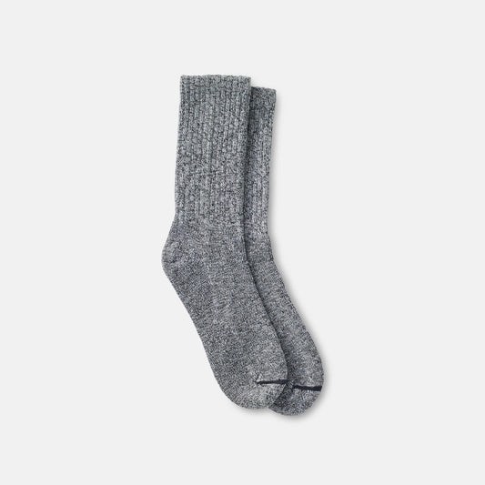 Unisex Cotton Blend Ragg Crew Boot Socks in Over Dyed Navy/Blue Cotton Blend 97651 | Red Wing Heritage | Red Wing Shoes Apparel