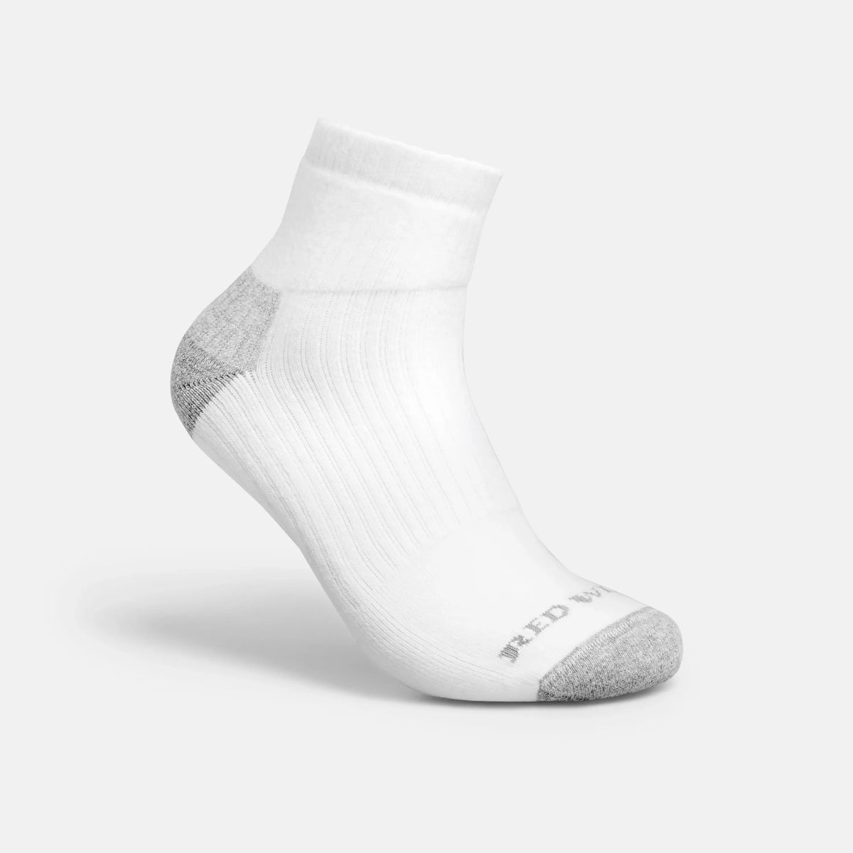 Unisex Cotton Blend Quarter Crew Sock in White 97263 | Red Wing Shoes Apparel