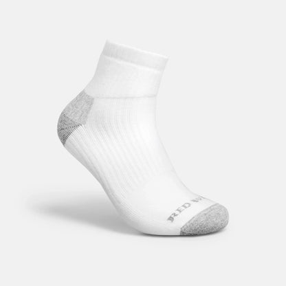 Unisex Cotton Blend Quarter Crew Sock in White 97263 | Red Wing Shoes Apparel