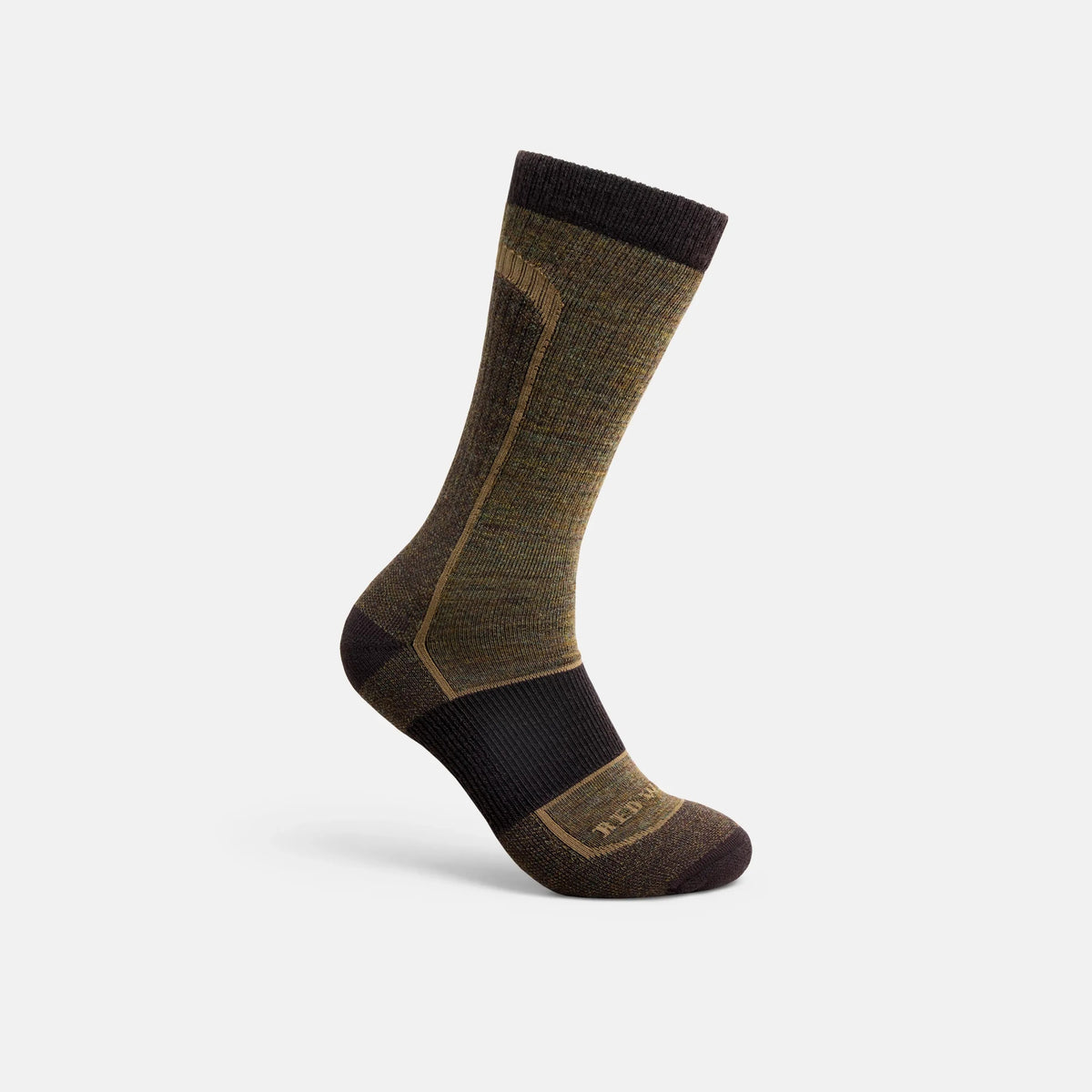 Unisex Merino Wool Blend Crew Sock in Brown 97361 | Red Wing Shoes Apparel
