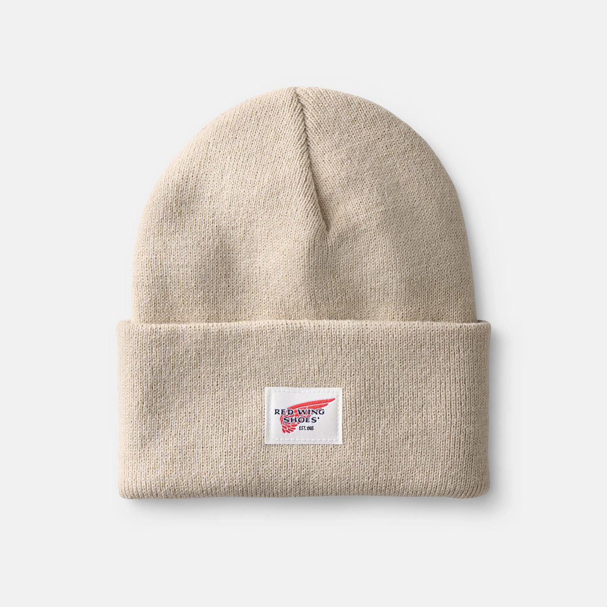 Unisex Cuffed Beanie Hat in Stone 98054 | Red Wing Shoes Apparel