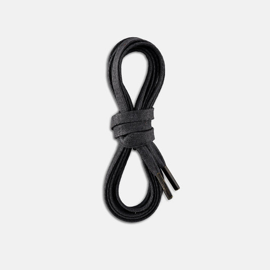 60-Inch Black Flat Waxed Boot Laces 93007 | Red Wing Shoes Apparel