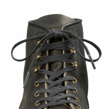 60-Inch Black Flat Waxed Boot Laces 93007 | Red Wing Shoes Apparel